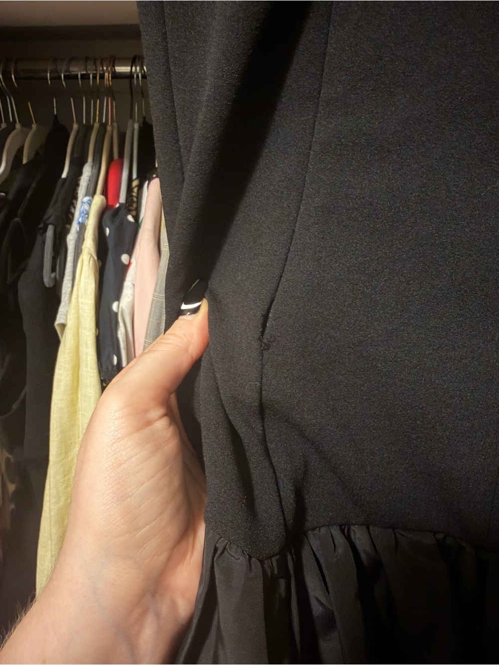 Adorable Express bubble hem mini dress - Picture 3 of 4
